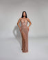 Rose Gold Crystal Gown
