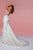 Amelia - Feathered Elegance Sweetheart Gown