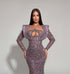 Lilac Couture Embellished Gown