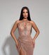 Rose Gold Crystal Gown