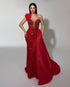 Ruby Petal Gown