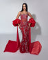 Red Couture Gown