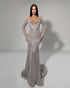 Celeste Silver Gown