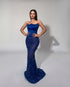 Sapphire Constellation Mermaid Gown