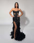 Midnight Feather Luxe Gown