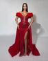 Crimson Red Gown
