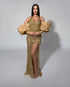 Golden Bloom Gown