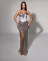 Silver Lilac Corset Gown