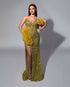 Gilded Feather Gown