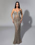 Champagne Crystal Illusion Gown