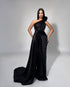 Goddess Draped One-Shoulder Gown