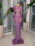 Amethyst Radiance Sequin Gown