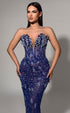 Midnight Beaded Gown