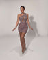 Lilac Radiance Mini Dress