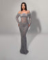 Silver Halter Gown