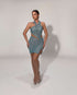 Ocean Spark Mini Dress