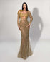 Golden Majesty Illusion Gown