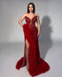 Ruby Feather Gown