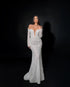Luxe Pearl-Embellished Bridal Gown