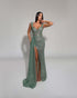 Mint Green Crystal Gown
