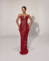 Scarlet Flame Gown
