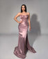 Rose Gold Beaded Mermaid Gown