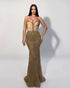 Golden Goddess Corset Gown