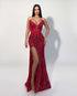 Crimson Passion Corset Gown