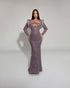 Lilac Couture Embellished Gown
