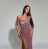 Rose Sequin Gown
