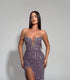 Lilac Sequin Gown
